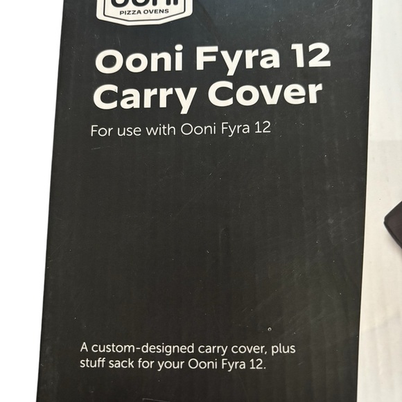 Ooni Fry’s 12 Carry Covet Custom Designed W/ Bonus Sack Black Weather Resistant - Picture 3 of 3